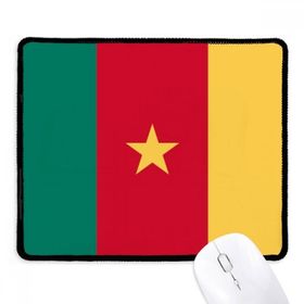 Dıythinker Siyah Kamerun Ulusal Bayrağı Afrika Ülke Kaymaz Fare Altlığı