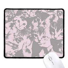Dıythinker Siyah Kedi Moda Poster Hayvan Hayvan Sevgili Kaymaz Fare Altlığı