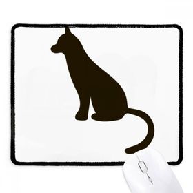 Dıythinker Siyah Kedi Sevimli Hayvan Portrayal Kaymaz Fare Altlığı