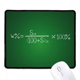 Dıythinker Siyah Kimya Kowledge Çözülebilirlik Formula Kaymaz Fare Altlığı
