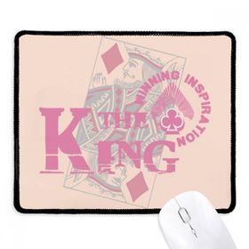 Dıythinker Siyah King Kartları Kumar Aletleri Desen Kaymaz Fare Altlığı