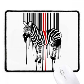 Dıythinker Siyah Kırmızı Çizgili Kod Grafiti Zebra Kaymaz Fare Altlığı