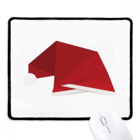 Dıythinker Siyah Kırmızı Soyut Noel Şapkası Origami Kaymaz Fare Altlığı