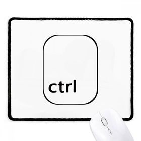 Dıythinker Siyah Klavye Sembolü Ctrl Kaymaz Fare Altlığı