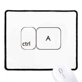 Dıythinker Siyah Klavye Sembolü Ctrl Kaymaz Fare Altlığı