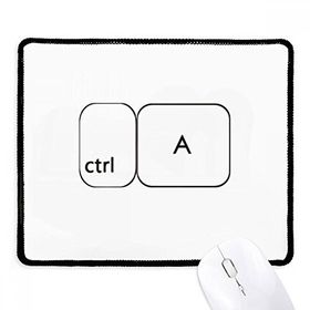 Dıythinker Siyah Klavye Sembolü Ctrl Kaymaz Fare Altlığı