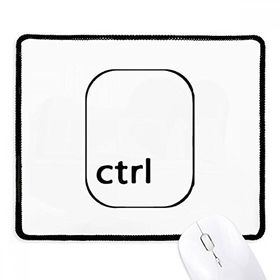Dıythinker Siyah Klavye Sembolü Ctrl Kaymaz Fare Altlığı