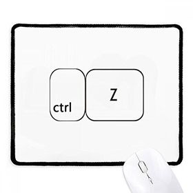 Dıythinker Siyah Klavye Sembolü ctrl Z Kaymaz Fare Altlığı