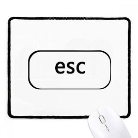 Dıythinker Siyah Klavye Sembolü Esc Kaymaz Fare Altlığı
