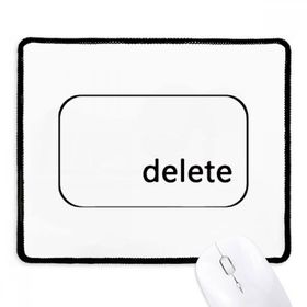 Dıythinker Siyah Klavye Sembolü Sil Kaymaz Fare Altlığı