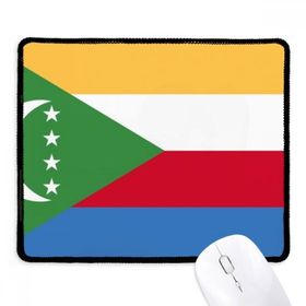 Dıythinker Siyah Komor Ulusal Bayrak Afrika Ülke Kaymaz Fare Altlığı