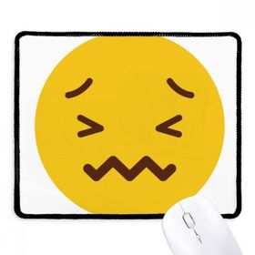 Dıythinker Siyah Korkunç Sarı Sevimli Çevrimiçi Sohbet Kaymaz Fare Altlığı