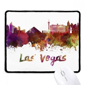 Dıythinker Siyah Las Vegas America City Suluboya Kaymaz Fare Altlığı