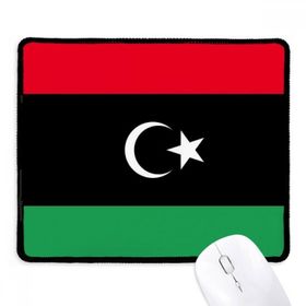 Dıythinker Siyah Libya Ulusal Bayrak Afrika Ülke Kaymaz Fare Altlığı