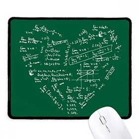 Dıythinker Siyah Limits Matematiksel Formüller Hesap Boyalı Kaymaz Fare Altlığı
