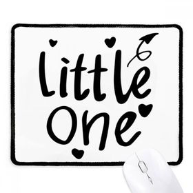 Dıythinker Siyah Little One Alıntılı Kaymaz Fare Altlığı