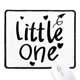 Dıythinker Siyah Little One Alıntılı Kaymaz Fare Altlığı