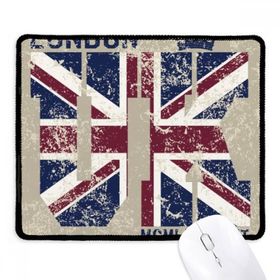 Dıythinker Siyah London King İngiltere Birleşik Krallık Bayrağı Kaymaz Fare Altlığı