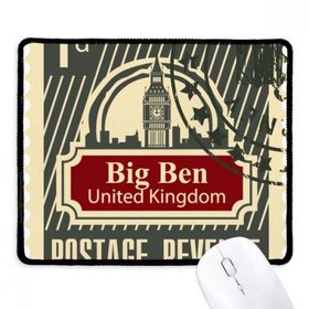 Dıythinker Siyah Londra Posta Geliri Birleşik Krallık UK Kaymaz Fare Altlığı