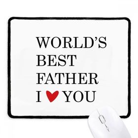 Dıythinker Siyah Love You Best Father Dad Festival Alıntı Kaymaz Fare Altlığı
