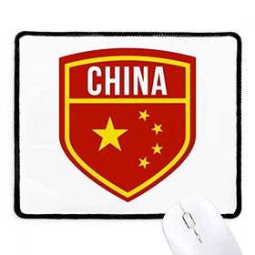 Dıythinker Siyah Made in China Shield Ulusal Bayrak Kaymaz Fare Altlığı