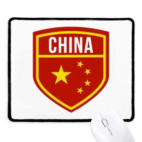 Dıythinker Siyah Made in China Shield Ulusal Bayrak Kaymaz Fare Altlığı