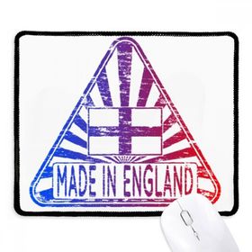 Dıythinker Siyah Made in England Üçgen Kent Simgesi Bayrağı Kaymaz Fare Altlığı