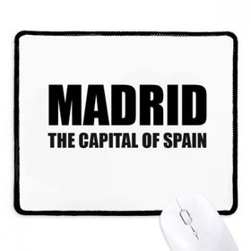 Dıythinker Siyah Madrid İspanya'nın Başkenti Kaymaz Fare Altlığı