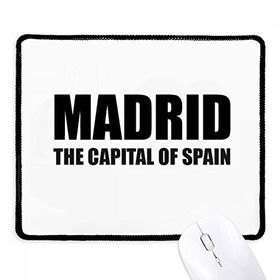 Dıythinker Siyah Madrid İspanya'nın Başkenti Kaymaz Fare Altlığı