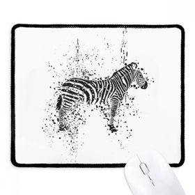 Dıythinker Siyah Meksika Zebra Basit Siyah ve Beyaz Kaymaz Fare Altlığı