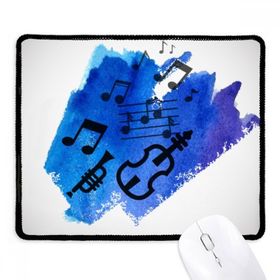 Dıythinker Siyah Müzik Mavi Arka Plan Sokak İllüstrasyonu Kaymaz Fare Altlığı