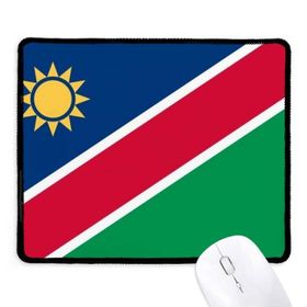 Dıythinker Siyah Namibya Ulusal Bayrak Afrika Ülke Kaymaz Fare Altlığı