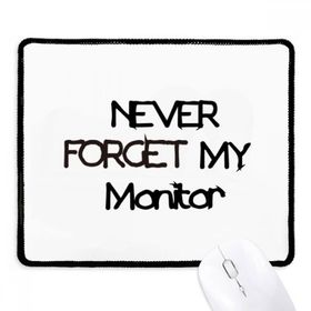 Dıythinker Siyah Never Forget My Monitor Mezuniyet Sezonu Kaymaz Fare Altlığı