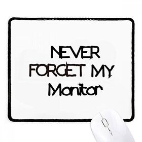 Dıythinker Siyah Never Forget My Monitor Mezuniyet Sezonu Kaymaz Fare Altlığı