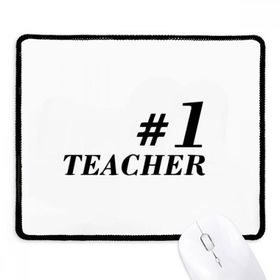 Dıythinker Siyah Number.1 Öğretmen Öğrenci Alıntı Kaymaz Fare Altlığı