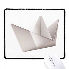 Dıythinker Siyah Origami Geometrik Soyut Gemi Deseni Kaymaz Fare Altlığı