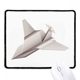 Dıythinker Siyah Origami Geometrik Soyut Uçak Deseni Kaymaz Fare Altlığı