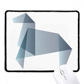 Dıythinker Siyah Origami Soyut At Geometrik Şekilli Kaymaz Fare Altlığı