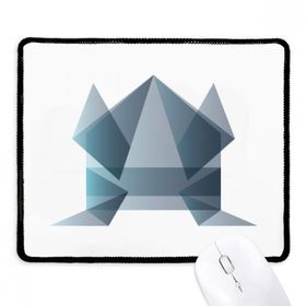 Dıythinker Siyah Origami Soyut Kurbağa Geometrik Şekilli Kaymaz Fare Altlığı