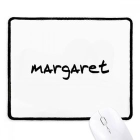 Dıythinker Siyah Özel El Yazısı İngilizce İsim MARGARET Kaymaz Fare Altlığı