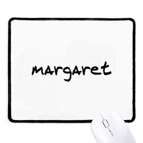 Dıythinker Siyah Özel El Yazısı İngilizce İsim MARGARET Kaymaz Fare Altlığı