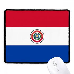 Dıythinker Siyah Paraguay Ulusal Bayrağı Güney Amerika Ülke Kaymaz Fare Altlığı