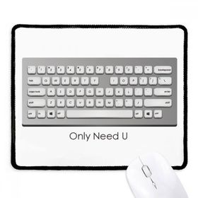 Dıythinker Siyah Programcı Klavye Only Need U Kaymaz Fare Altlığı