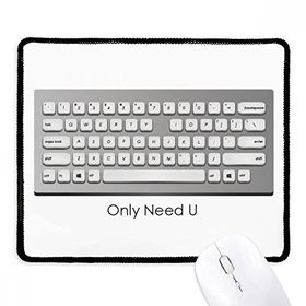 Dıythinker Siyah Programcı Klavye Only Need U Kaymaz Fare Altlığı
