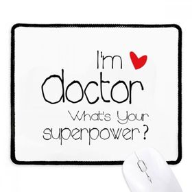 Dıythinker Siyah Proud Doctors I'm a Doctor English Kaymaz Fare Altlığı