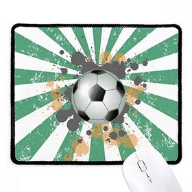 Dıythinker Siyah Radyal Futbol Futbol Sporları Kaymaz Fare Altlığı