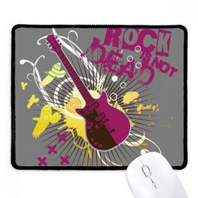 Dıythinker Siyah Rock Müzik Gitar Müzik Enstrüman Kaymaz Fare Altlığı