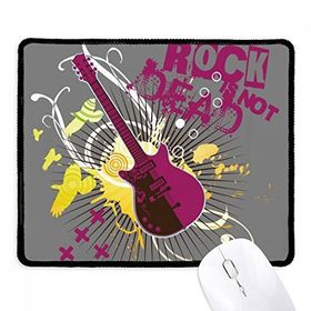 Dıythinker Siyah Rock Müzik Gitar Müzik Enstrüman Kaymaz Fare Altlığı