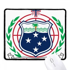 Dıythinker Siyah Samoa Okyanusya Ulusal Amblem Kaymaz Fare Altlığı