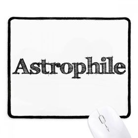 Dıythinker Siyah Şık Kelime Astrophile Kaymaz Fare Altlığı